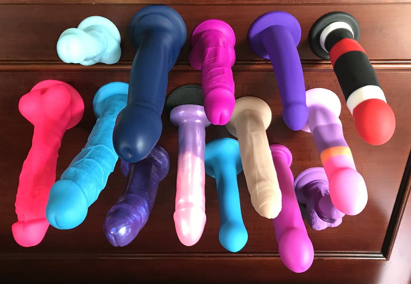 Drill hole dildo suction