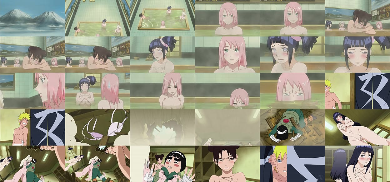 Naruto girls bath scene nude