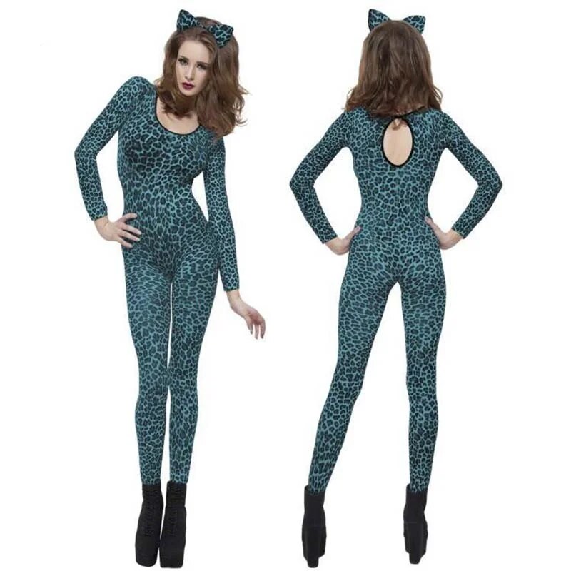 best of Full pattern lycra catsuit cheetah