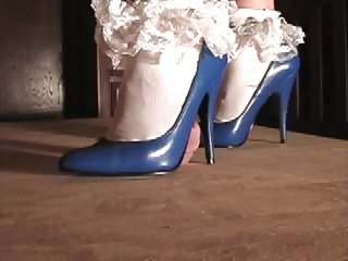 Angel heels frilly