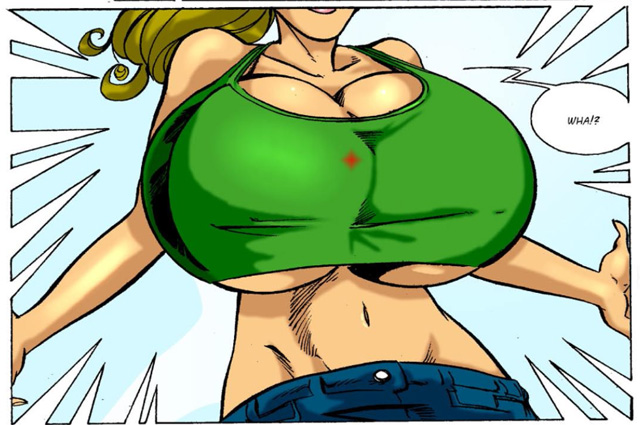 Animated growing boob
