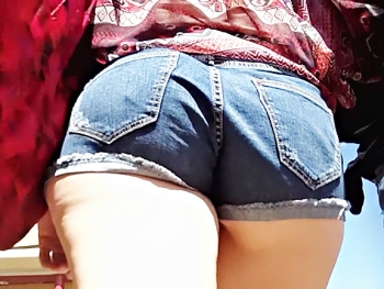 best of Jeans delights tight candid shorts